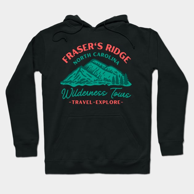 Fraser's Ridge North Carolina 1767 Wilderness Tours Hoodie by MalibuSun